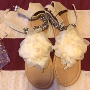 Floral sandals